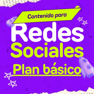 Contenido para redes, plan básico 50