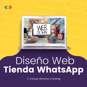 Tienda en línea con botón a WhatsApp